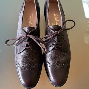 Salvatore Ferragamo Ferrara - Mustang Tamigl/Calf Black - Size 6AAAA